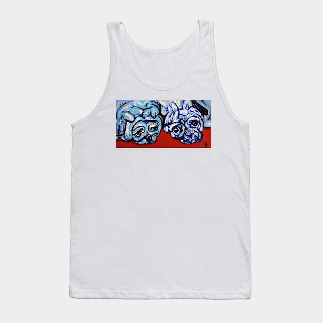 Pugs by Jen Abramson Tank Top by Jeneralarts